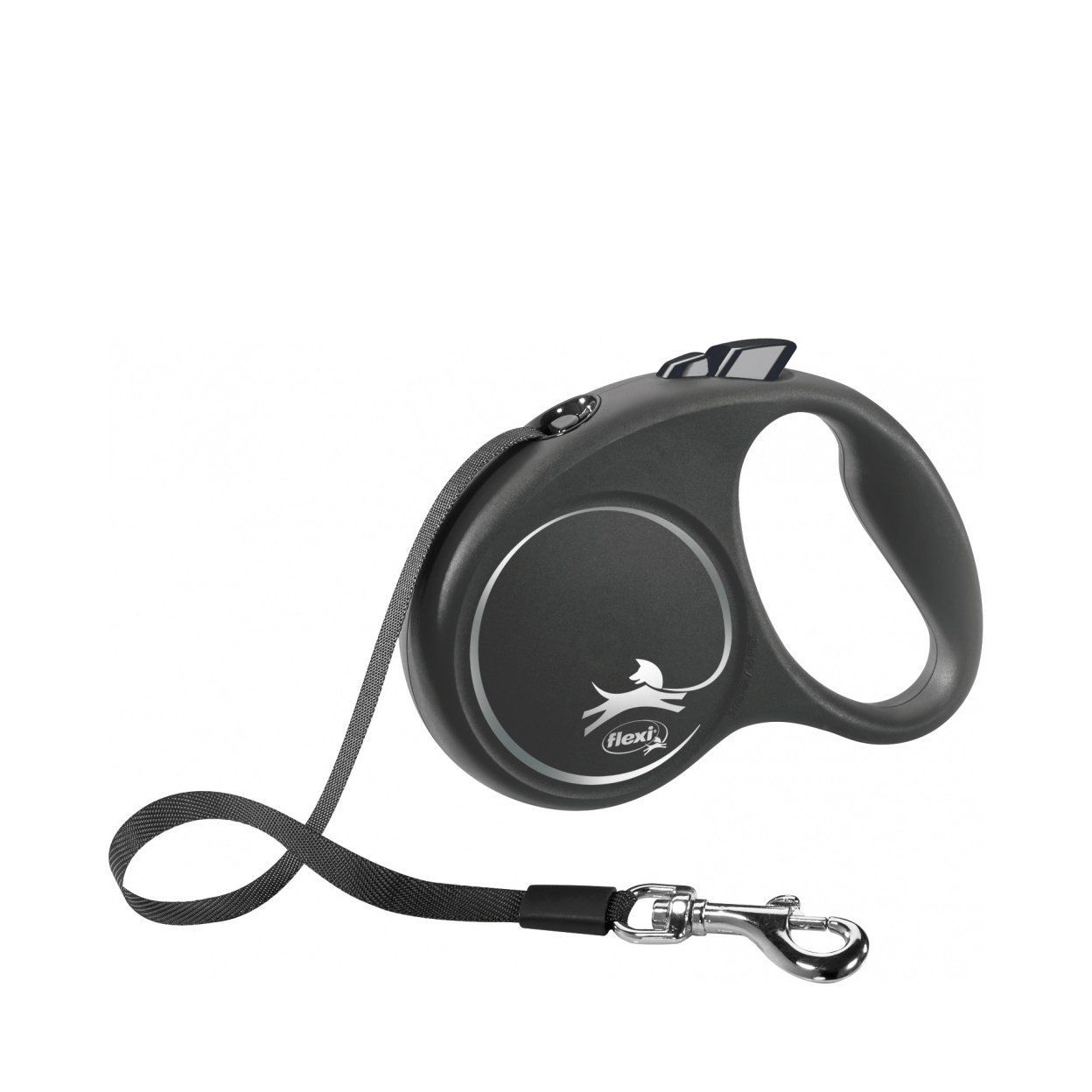 Flexikoppel Black Design 5 m - Svart / Med Band / L