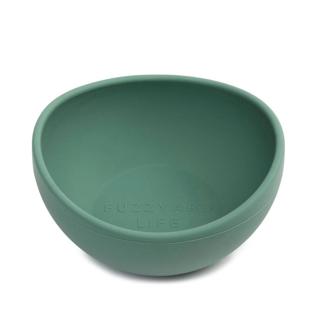 FuzzYard Silicone Bowl Myrtle Green - Small