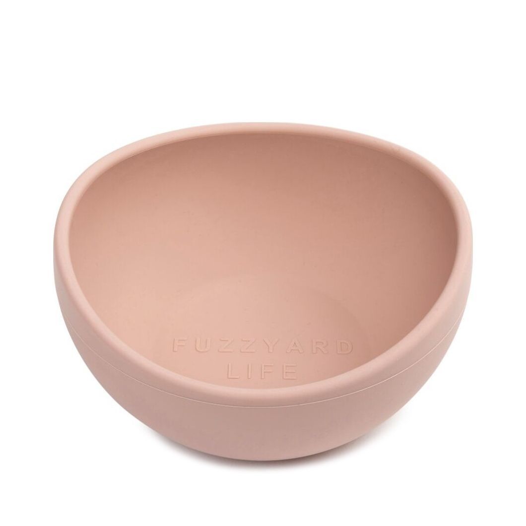 FuzzYard Silicone Bowl Soft Blush - Medium