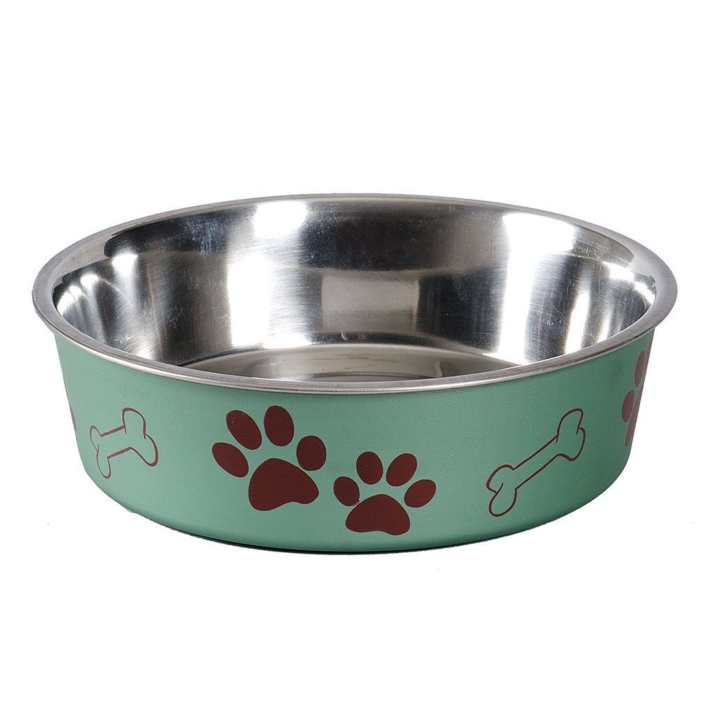 Globus Skål- Bella- Grön Metallisk 14 cm