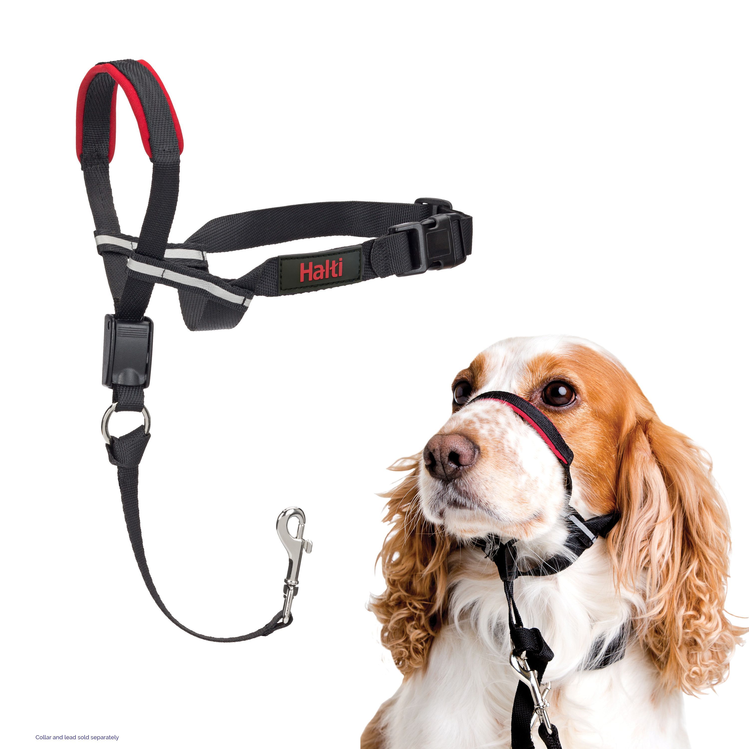 Halti OptiFit Antidrag Hundsele  - Svart (L)