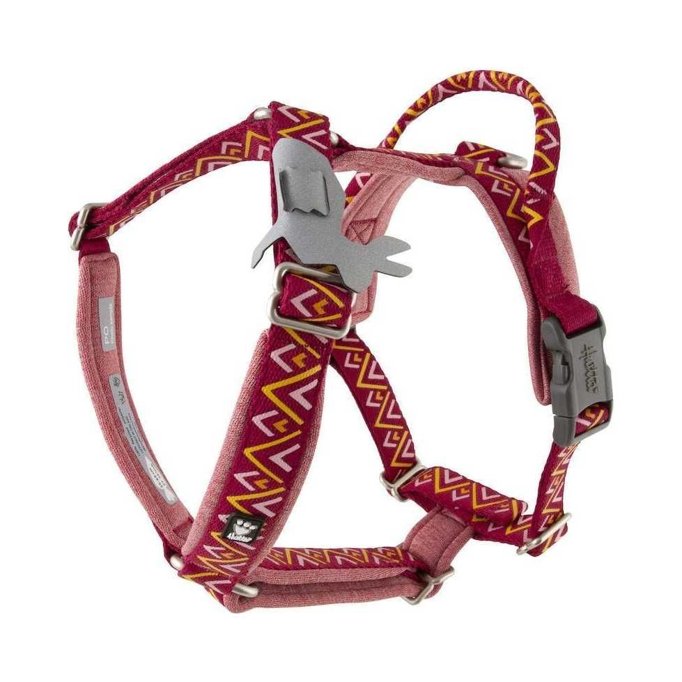 Hurtta Razzle-Dazzle Y-Sele Beetroot - 45-55 cm