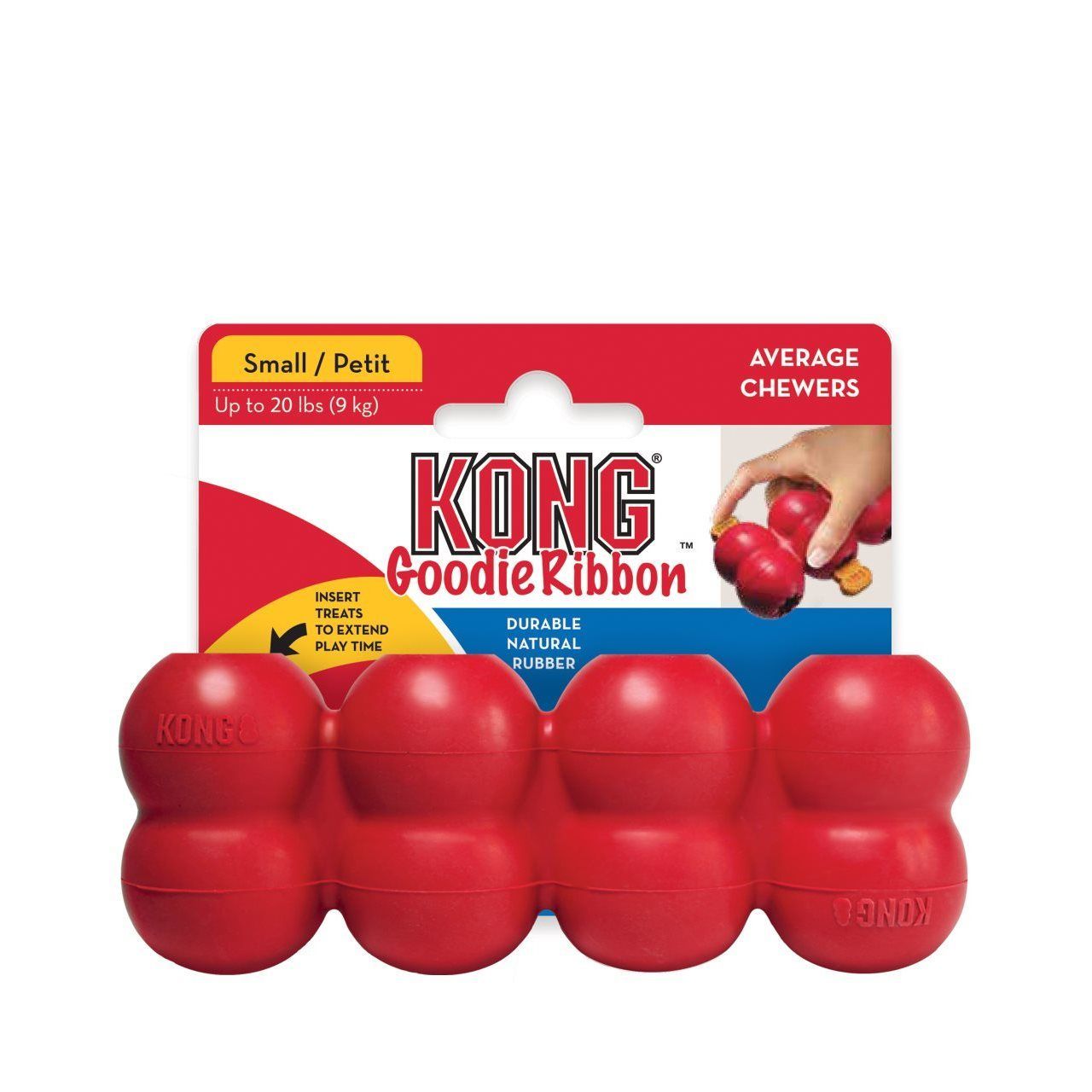 KONG Goodie Ribbon - S (Upp till 9 kg)