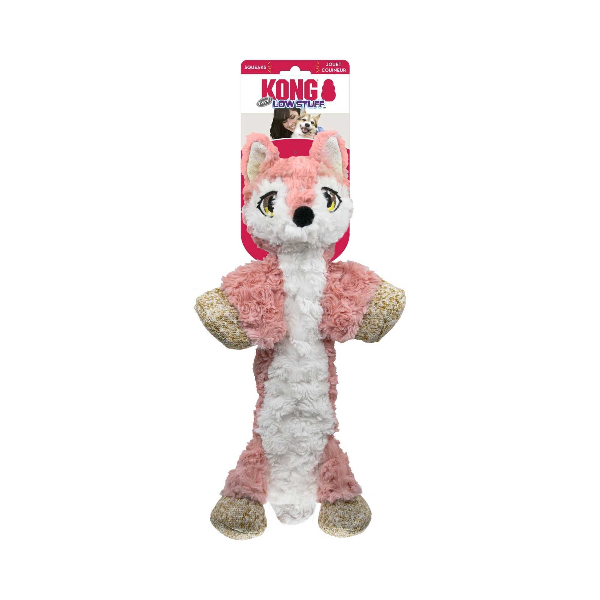 KONG Low Stuff Flopzie Fox