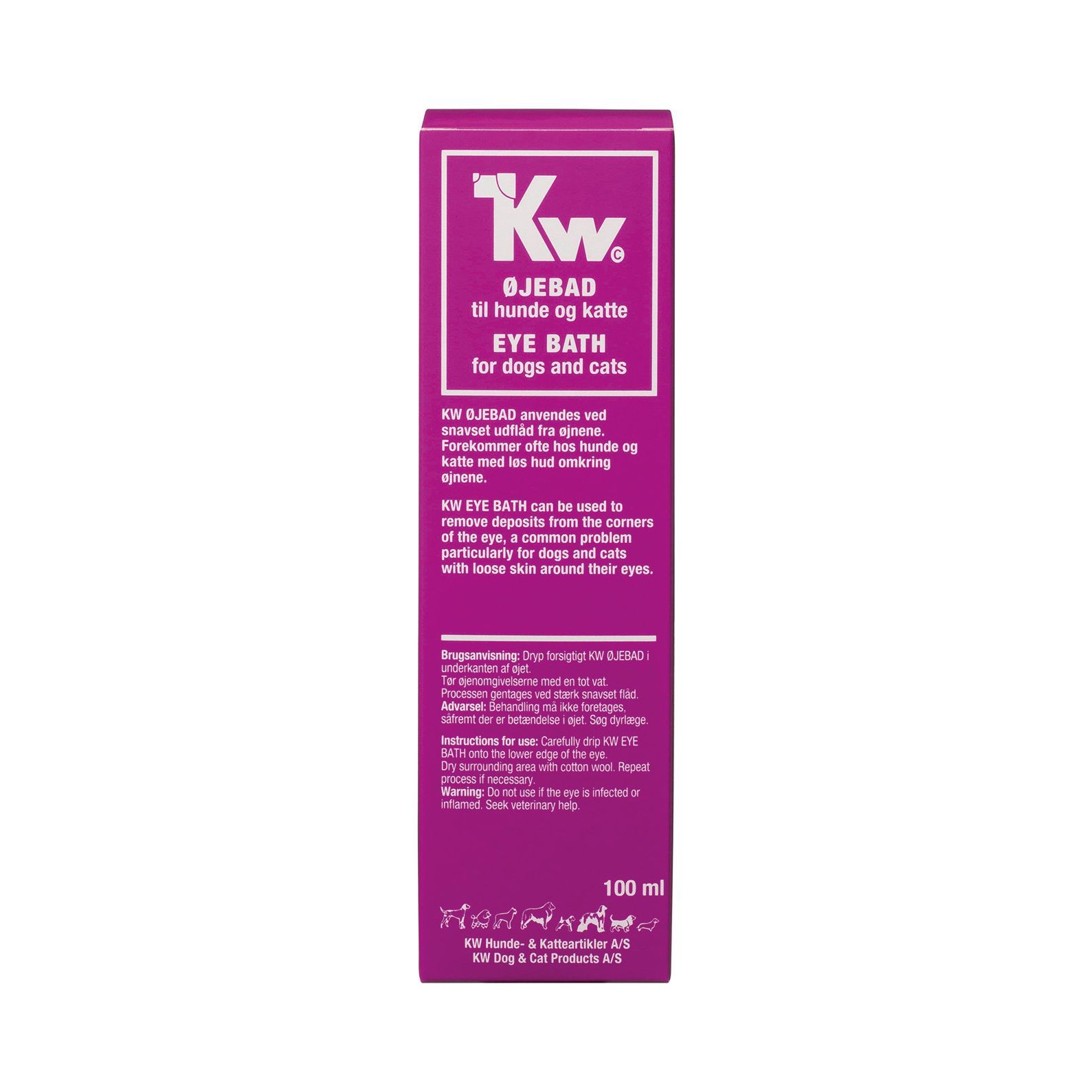 KW Ögonbad Hund & Katt - 100 ml