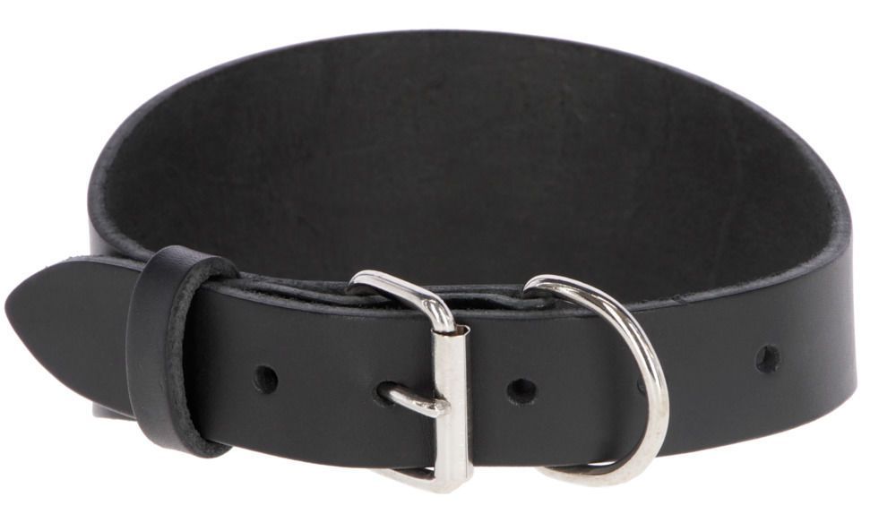 Kerbl Collar Mexica- Läderhalsband- Svart (32-40)