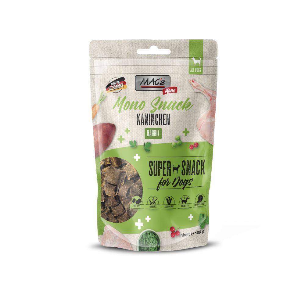MAC's Dog Mono Snack - Kanin 100 g