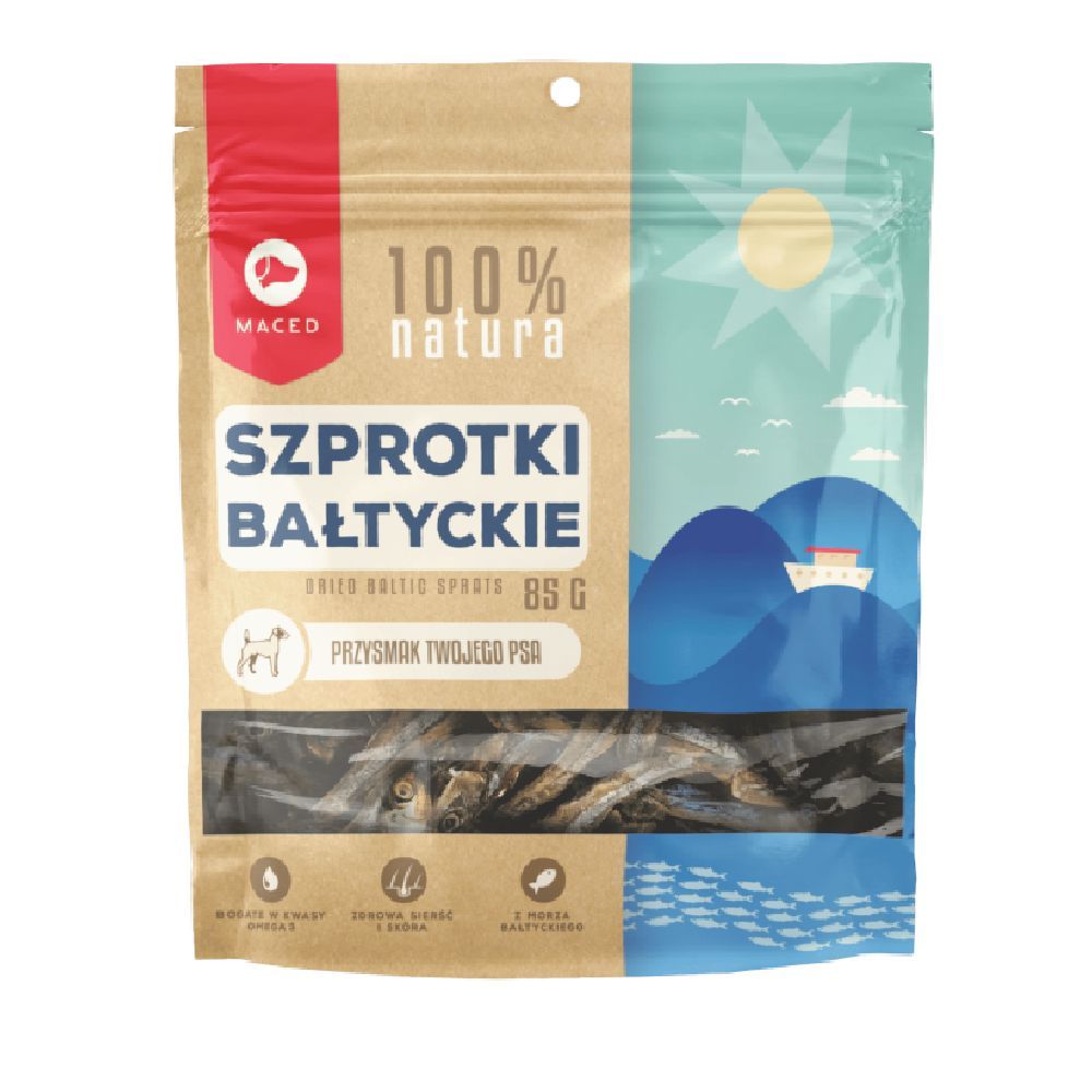Maced Natural baltisk skarpsill - 85 g