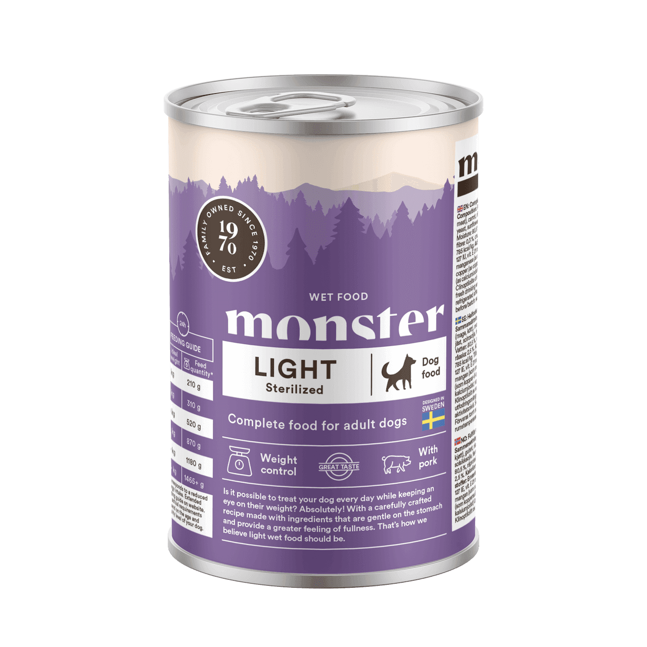 Dog Adult Light Sterilized Våtfoder - 6 x 400 g