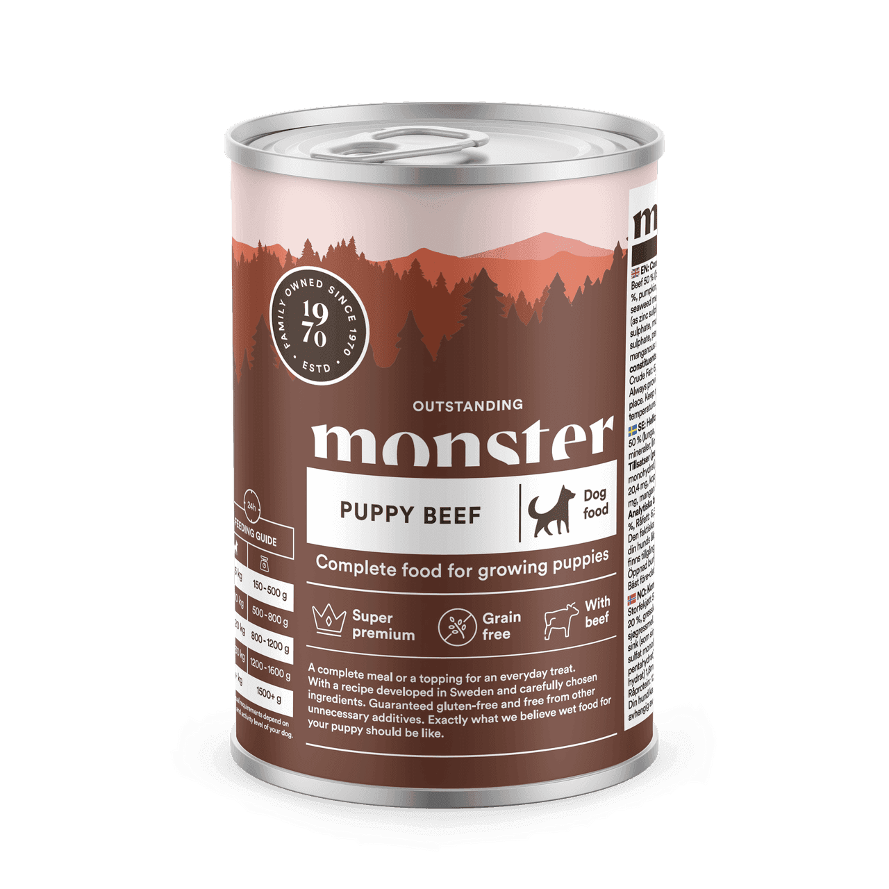 Dog Puppy Beef våtfoder - 6 x 400 g