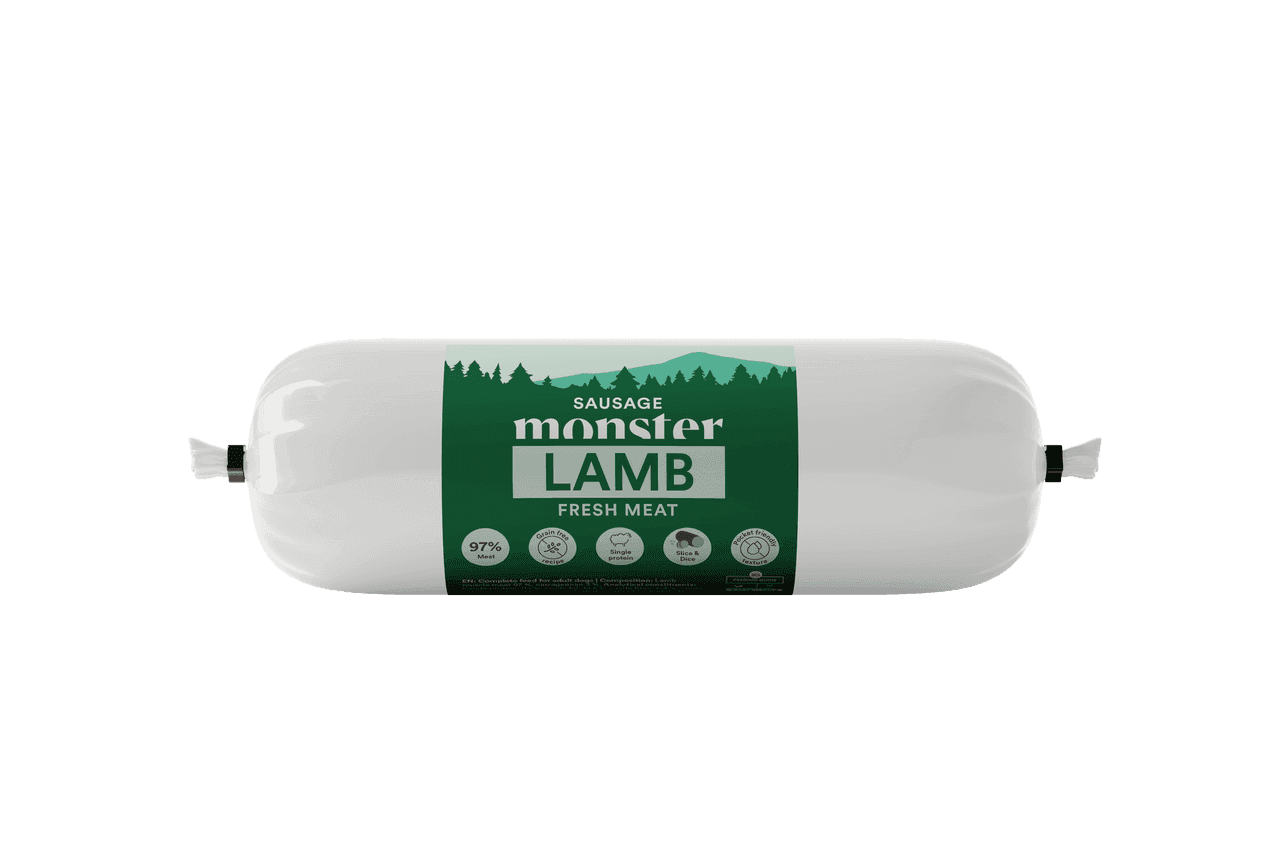 Dog Sausage Lamb Hundfoder - 12 x 200 g