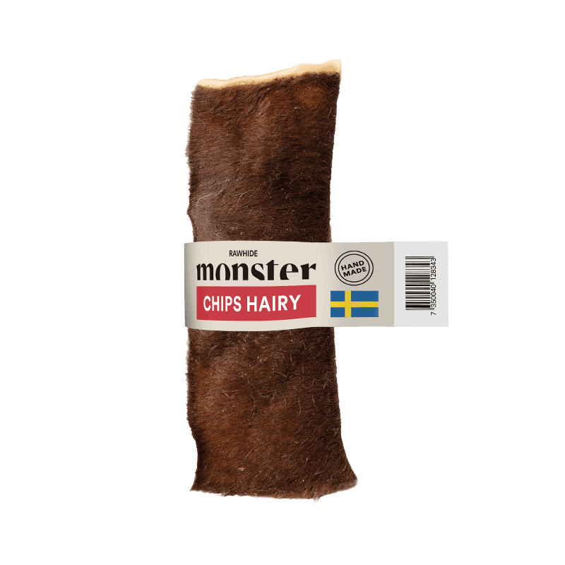 Hundtugg Rawhide Beef Hairy Chips - 1 st