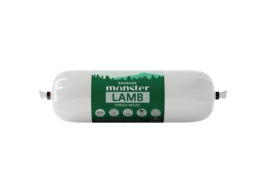 Monster Dog Sausage Lamb 12x400 g