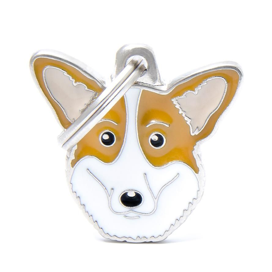 Halsbandssmycke med Rasmotiv - Corgi