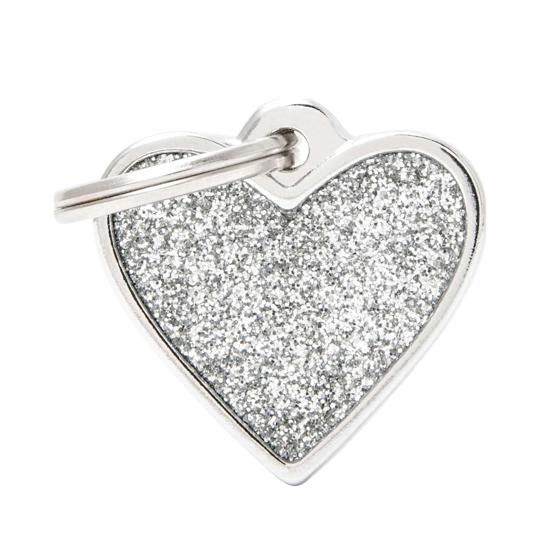 MyFamily Shine Silver - Hjärta / Small