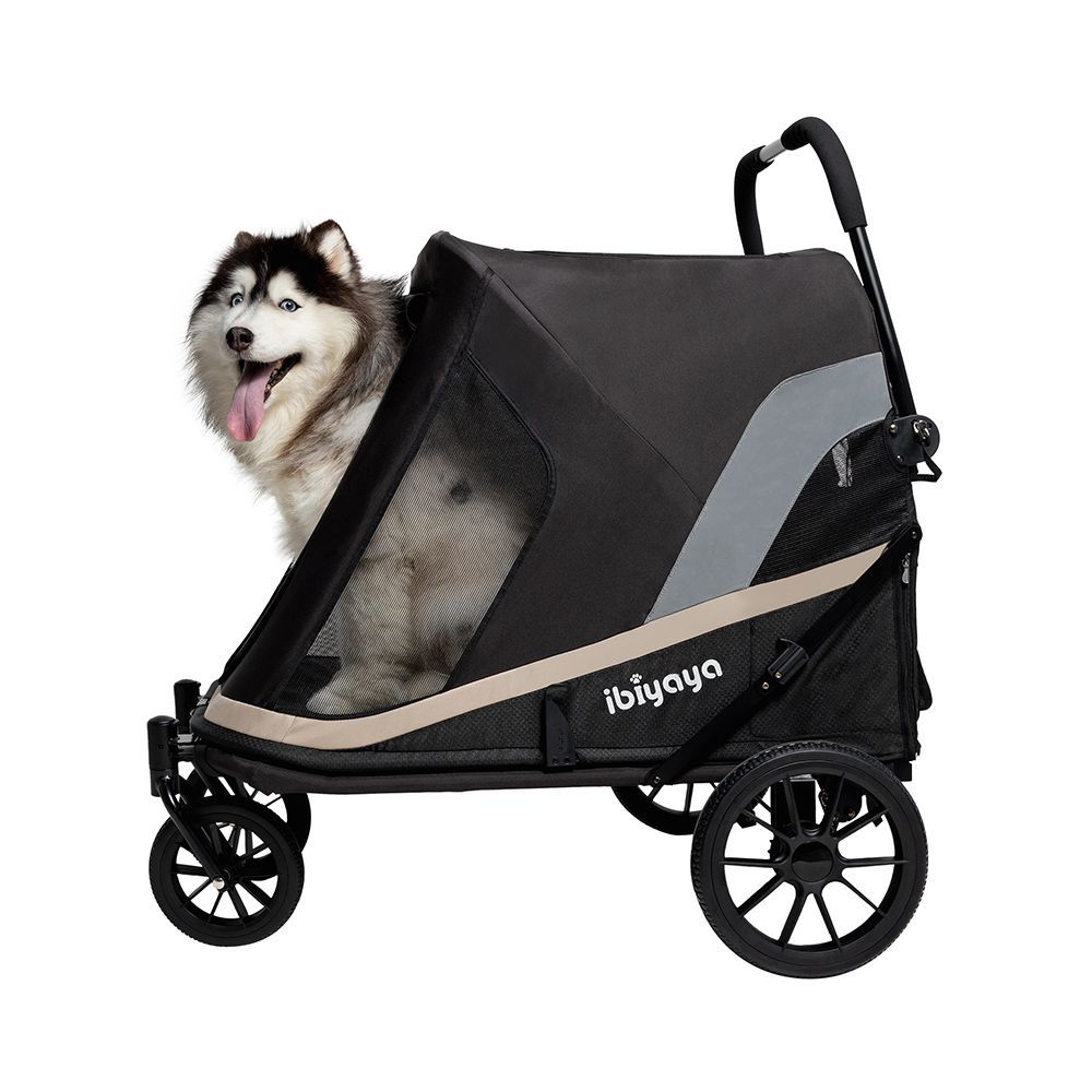 Ibiyaya Grand Cruiser Large hundvagn - Svart