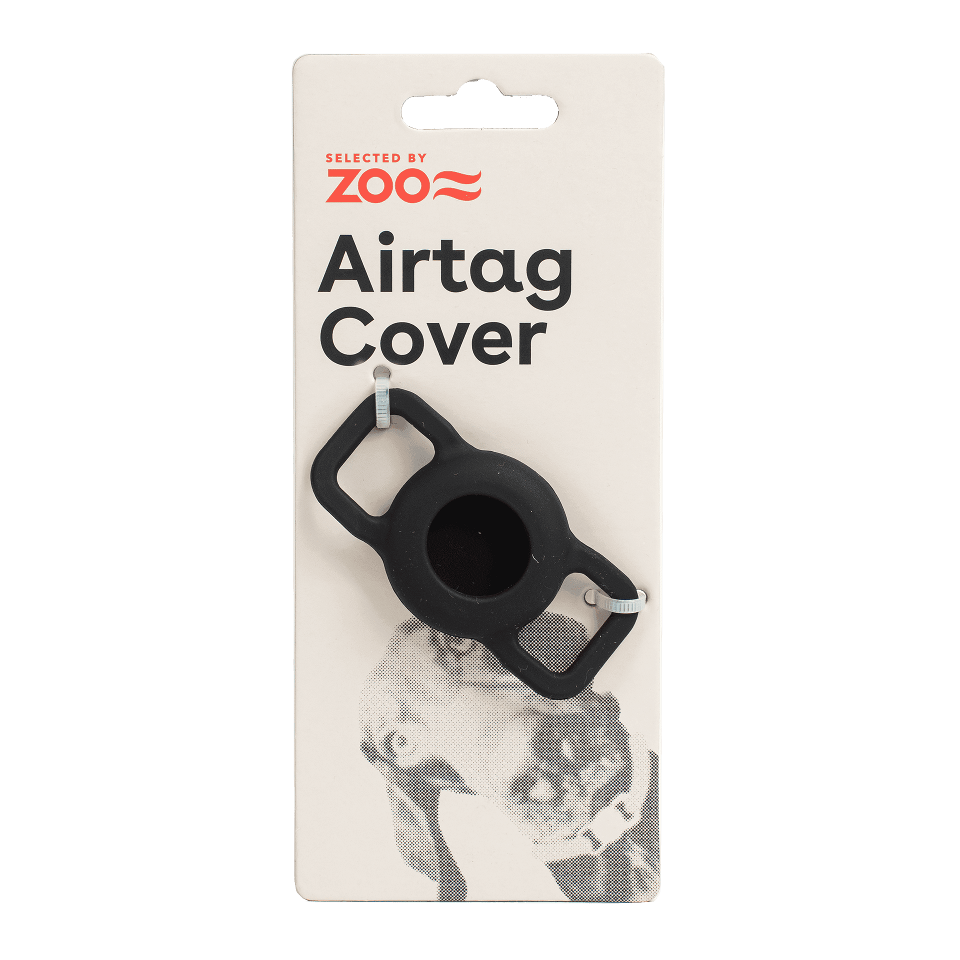 Airtag skal, 25mm, Svart