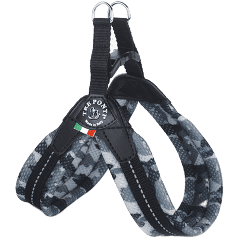 Harness Mesh Camo Grå Nr 3 (6-7 kg)