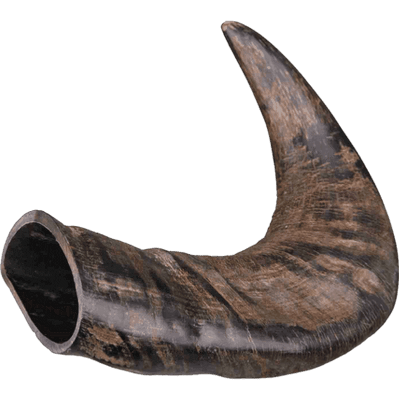 Buffalo Chewing Horn Durable Black Medium