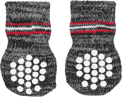 Hundsockar 2-pack non-slip Grå XXS-XS