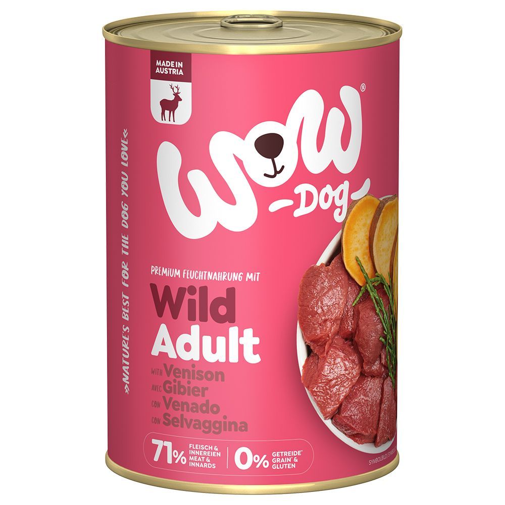 Ekonomipack: WOW Adult 12 x 400 g - Vilt