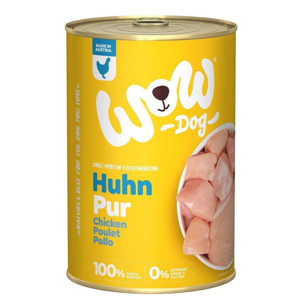 Ekonomipack: WOW Pur 24 x 400 g - Kyckling