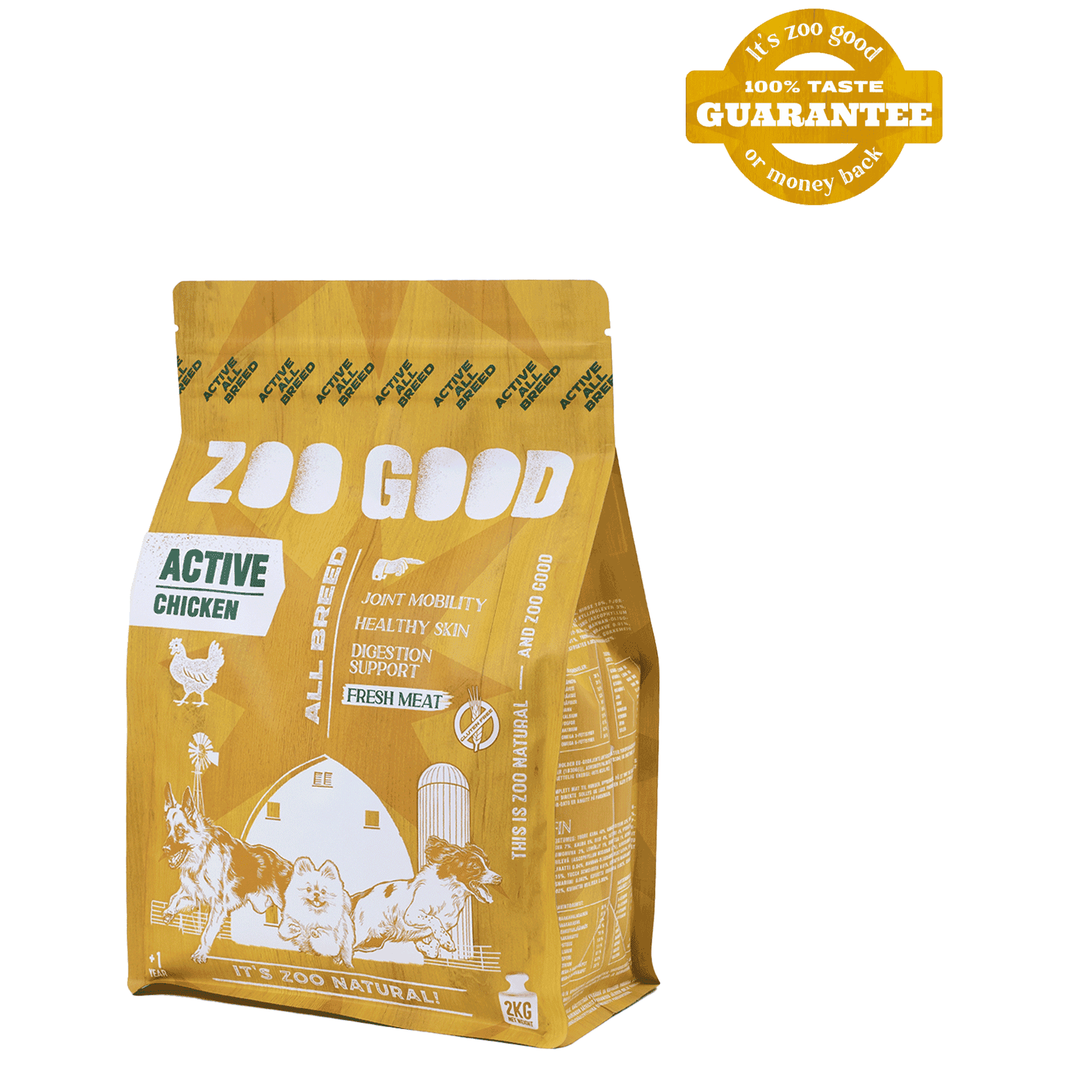 Dog Chicken Active Adult All Breed 2 kg