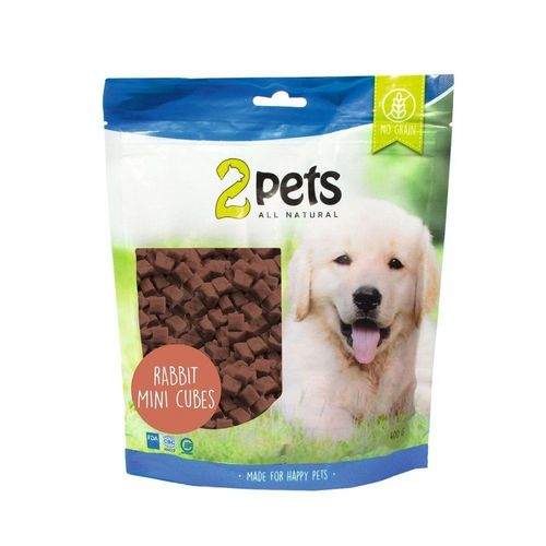 2Pets MiniCubes Hundgodis med Kanin (400 g)