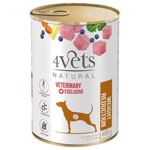4Vets Natural Canine Weight Reduction - 6 x 400 g