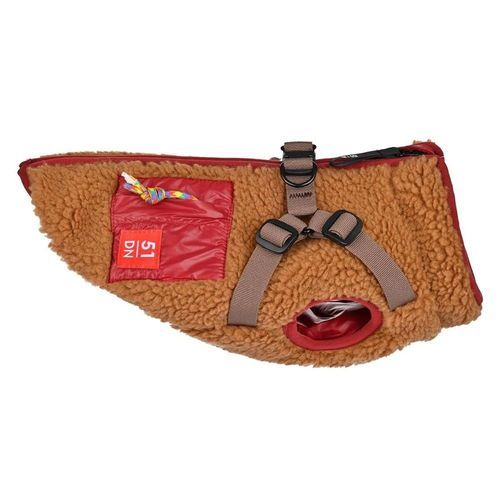 51 Degrees North Jules Kombinerad Hundjacka och Hundsele Brun (42 cm)