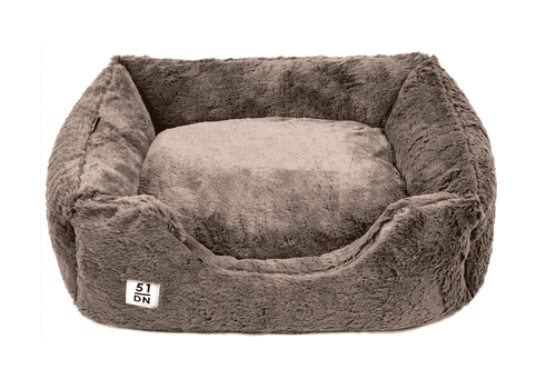Hundbädd Supermjuk - M / Mörkbrun