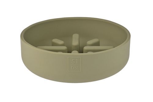 Matskål Slowfeeder till Hund - 700 ml / Khaki