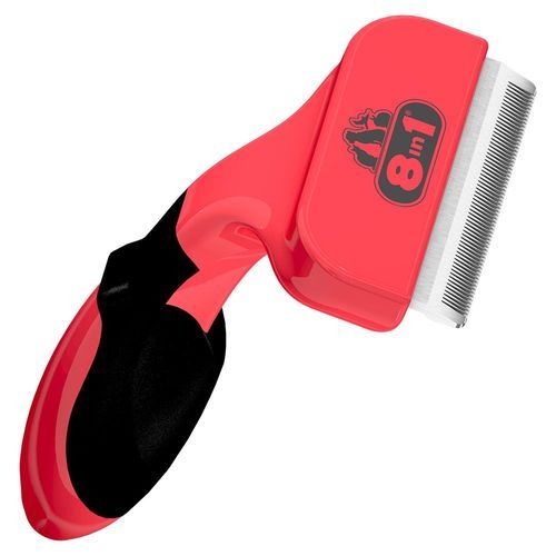 8in1 Perfect Coat DeShedder - M: bredd kam 6,7 cm