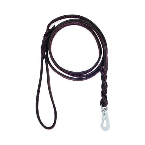 ALAC Läderkoppel Design - Svart / Cerise / 1.2 cm / 180 cm