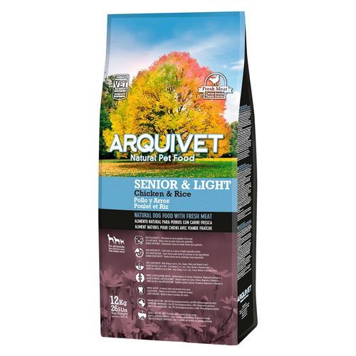 Arquivet Dog Senior & Light med kyckling - 12 kg