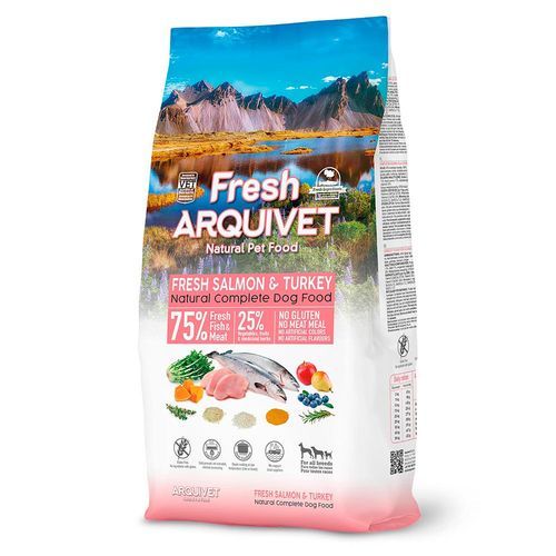 Arquivet Fresh med lax & kalkon - 10 kg