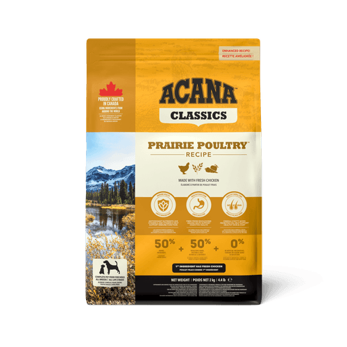 Dog Classics Prairie Poultry 2 kg - Hund - Hundmat & hundfoder - Torrfoder för hund - Acana - ZOO.se