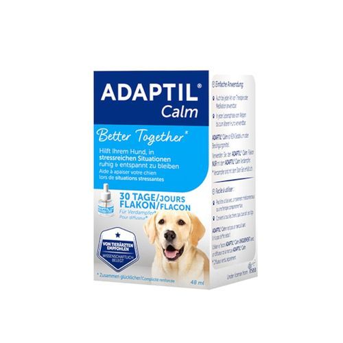 ADAPTIL® Calm doftavgivare + flaska 48 ml startset - Tillbehör: 30-dagars påfyllnadsflaska 48 ml (utan avgivare)