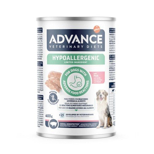 Advance Veterinary Diets Hypoallergenic - Fläskkött (400 g)