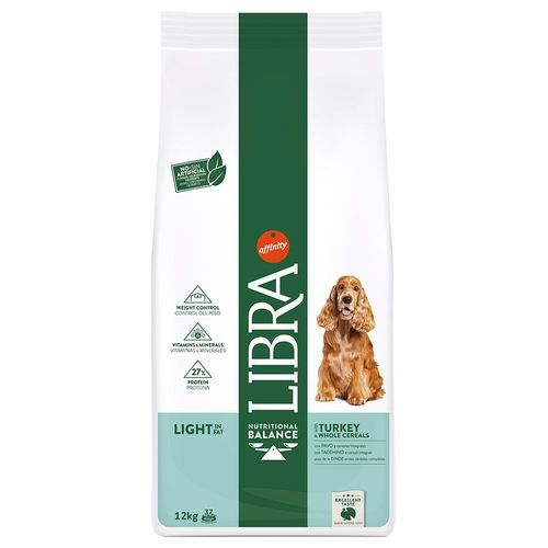 Libra Dog Light med kalkon - Ekonomipack: 2 x 12 kg