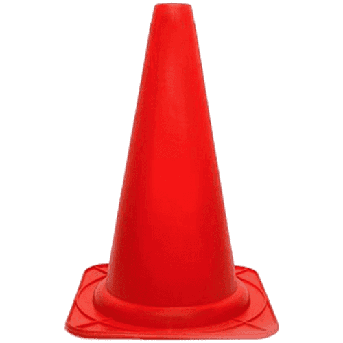 Markeringskon Röd 15 cm