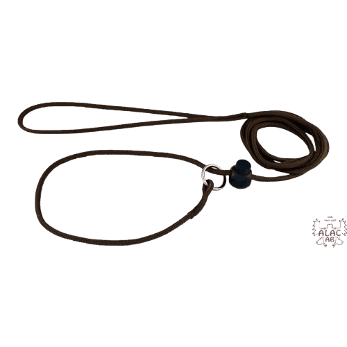 Koppel Utställning Rund Poly. Brun 4mm X 190 cm - Hund - Halsband - Alac - ZOO.se