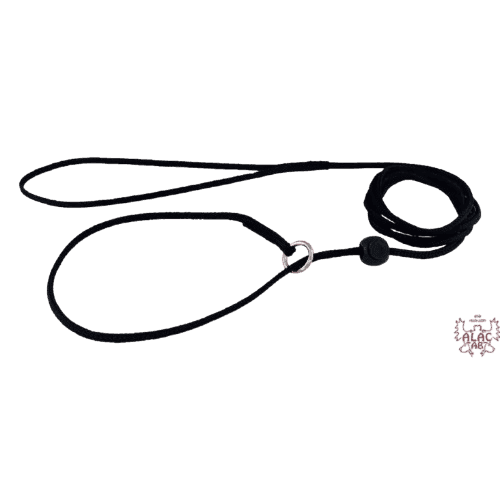 Koppel Utställning Rund Poly. Svart 4mm X 190 cm - Hund - Halsband - Alac - ZOO.se