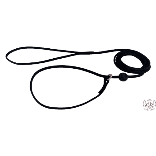 Koppel Utställning Rund Poly. Svart 6mm X 190 cm - Hund - Halsband - Alac - ZOO.se