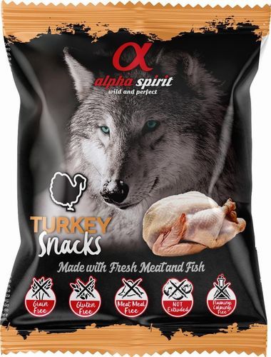 AlphaSpirit Snack Hundgodis Kalkon 50 g