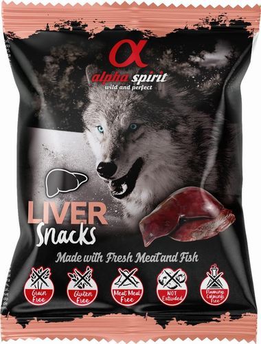 AlphaSpirit Snack Hundgodis Lever 50 g