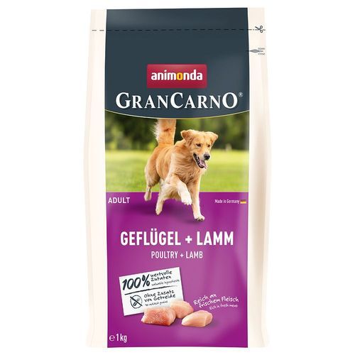 animonda GranCarno Adult med fjäderfä & lamm - 1 kg