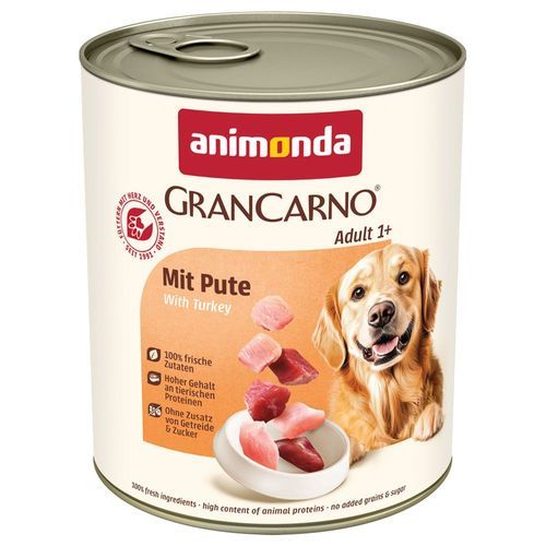 animonda GranCarno Original Adult 6 x 800 g - Kalkon