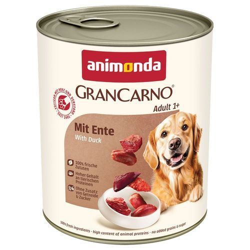 animonda GranCarno Original Adult 6 x 800 g - Med anka