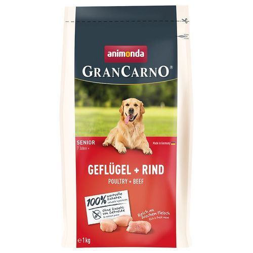 animonda GranCarno Senior med fjäderfä & nötkött - 1 kg